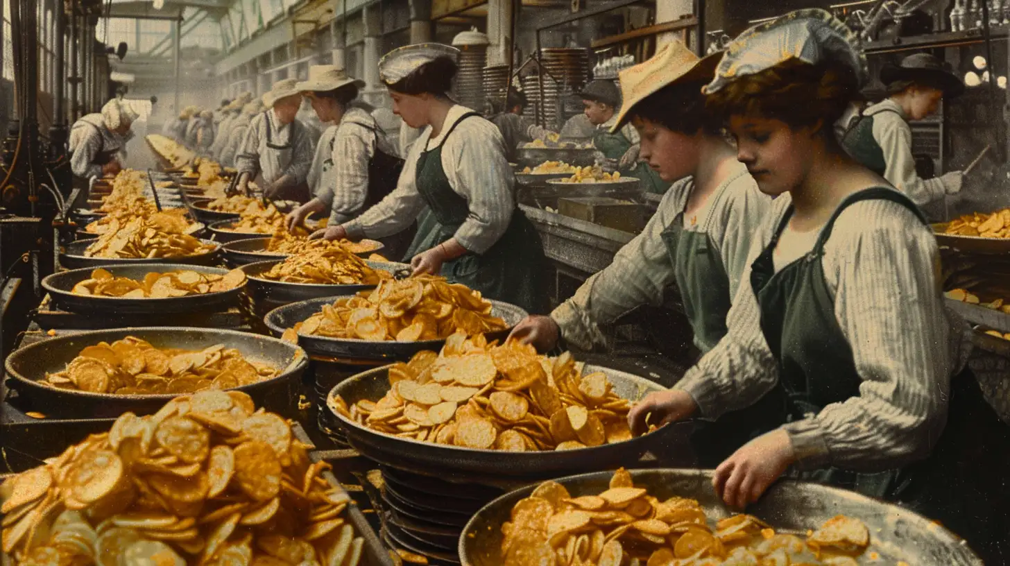 Mass Production Of Potato Chips