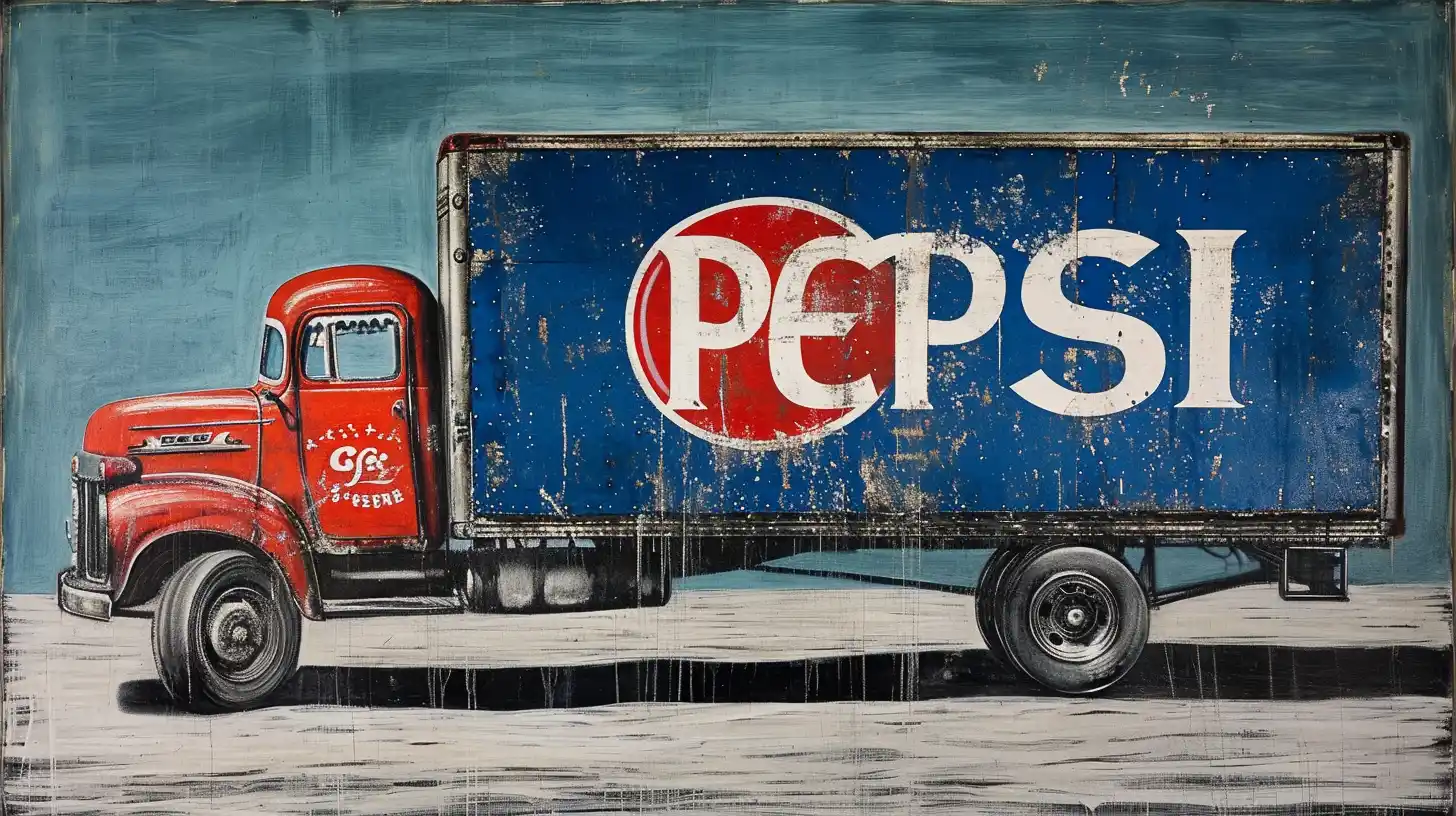 © History Oasis A Delivery Truck That Says PEPSI 1960s
