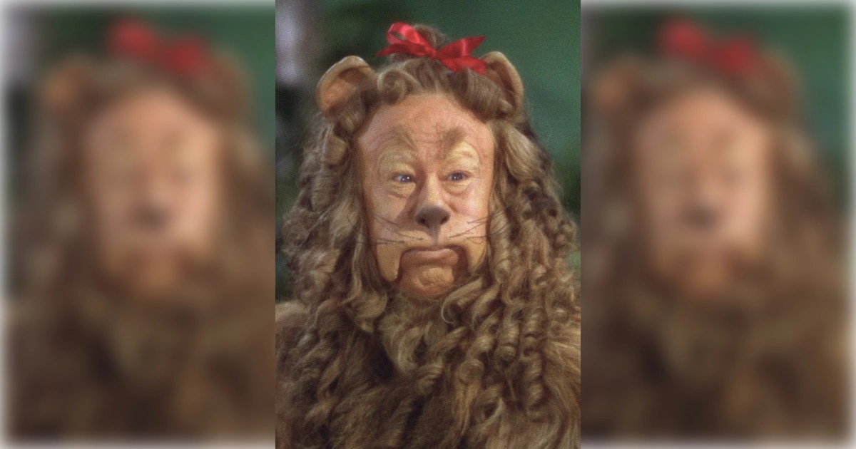 The Cowardly Lion 2C Bert Lahr