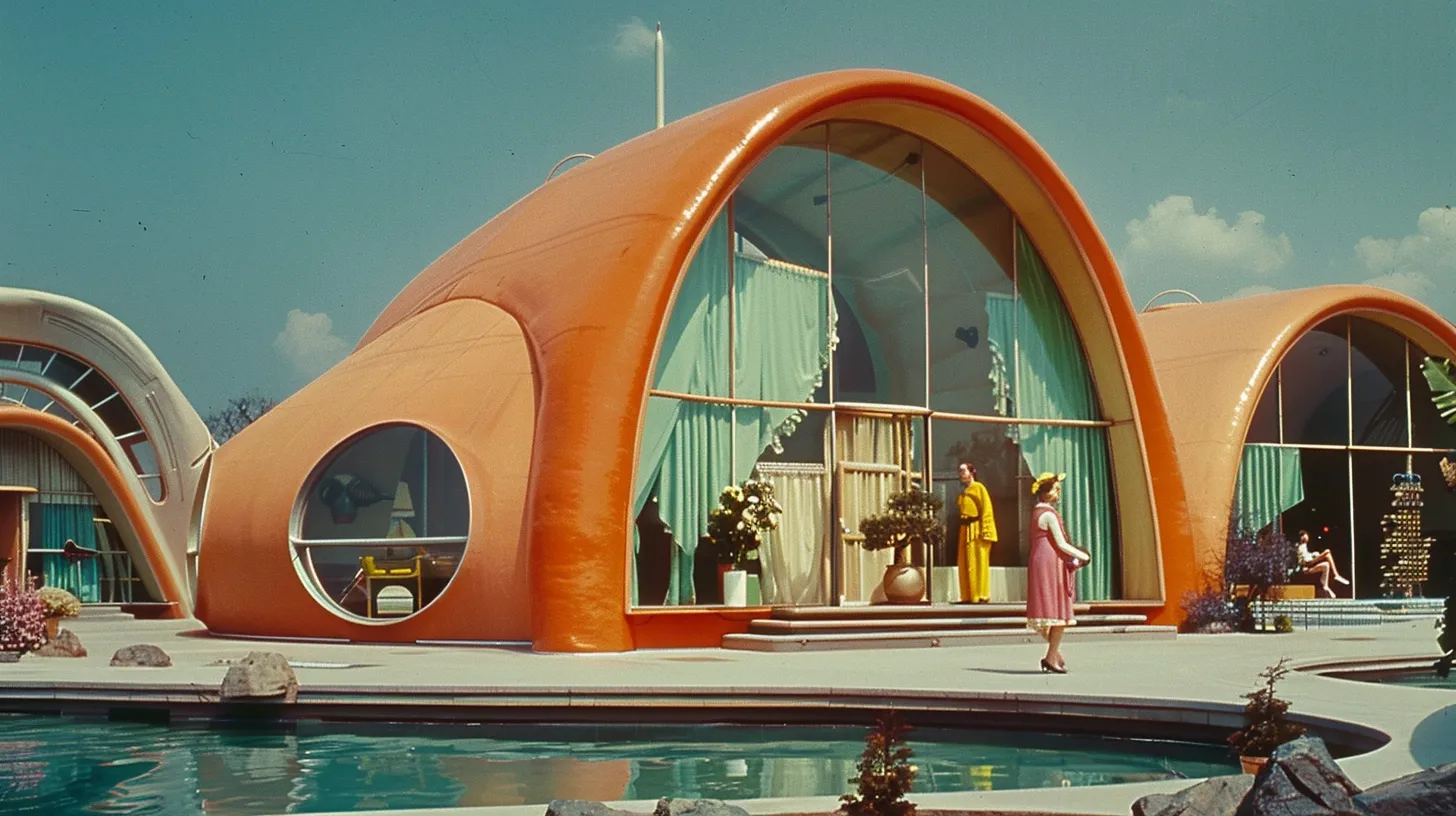 Iigloo Shaped Pavilion At The 1939 New York Worlds Fair