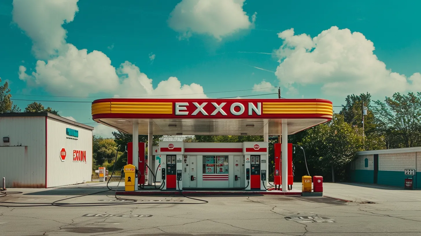 Exxon Gas Station