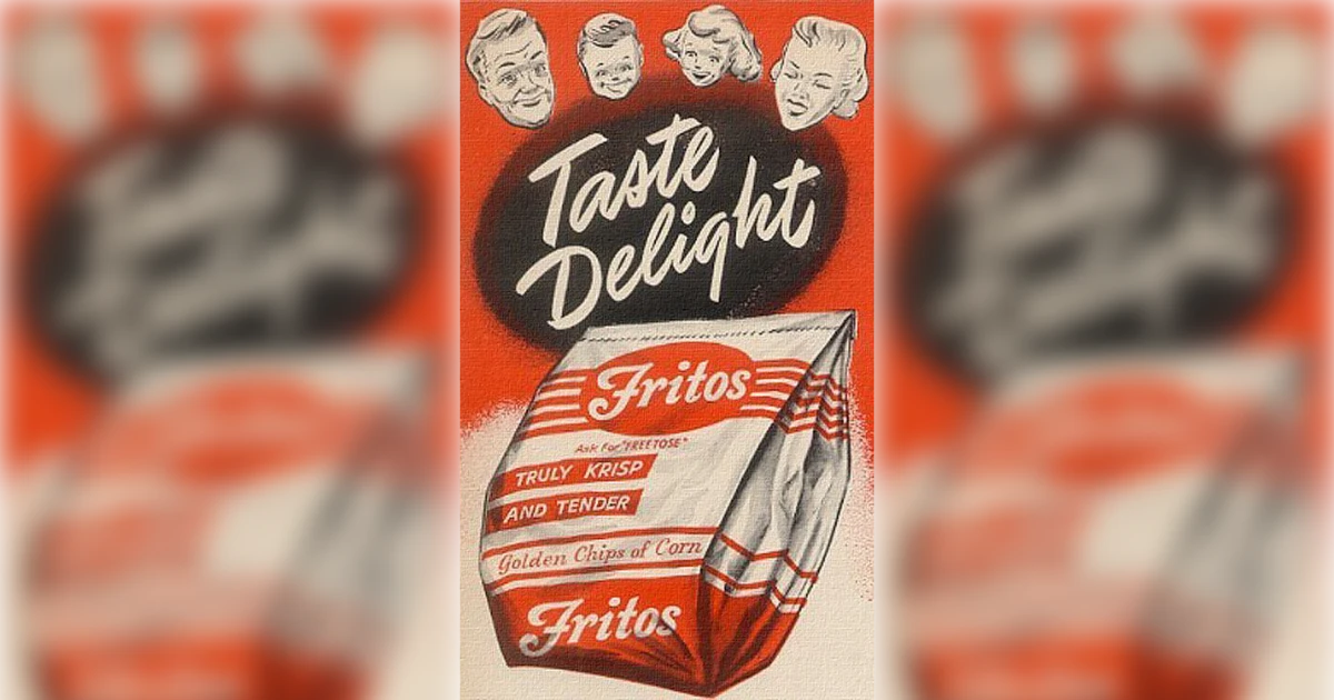 Fritos Vintage Ad 20 Taste Delight