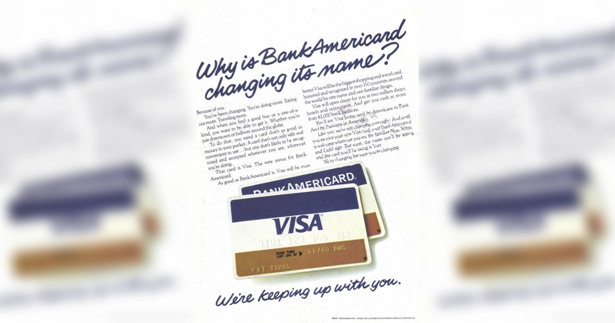Visa Visa Vintage Ad