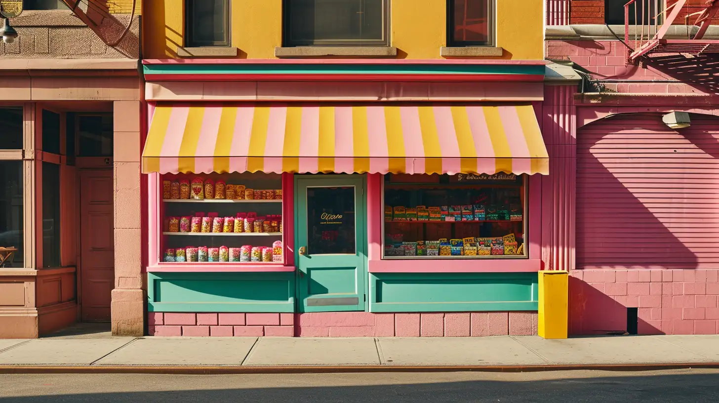© History Oasis The Outside Of A Candy Store NYC 1950s Loft