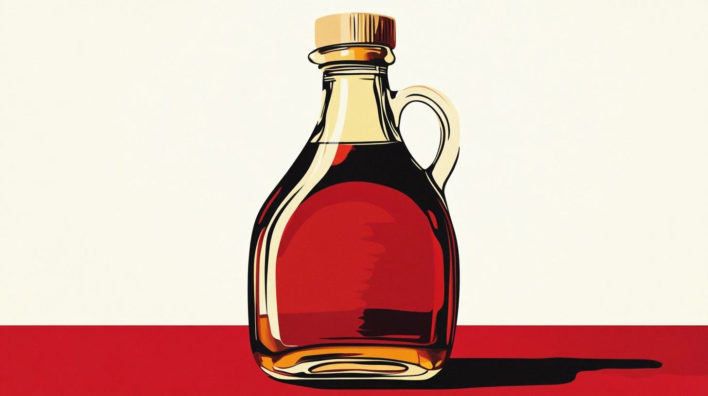 A Bottle Of Maple Syrup