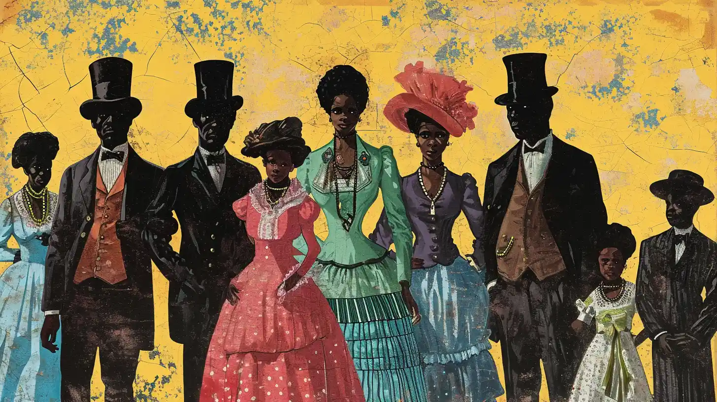 Happy Black People 1800s