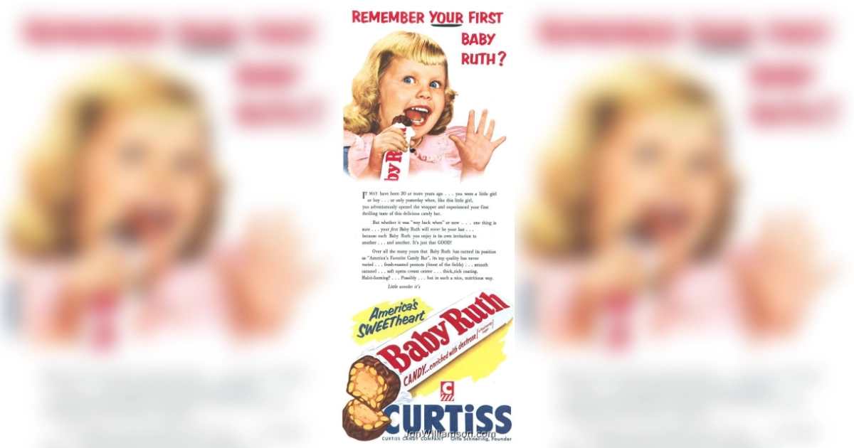 Curitss Baby Ruth Vintage Ad