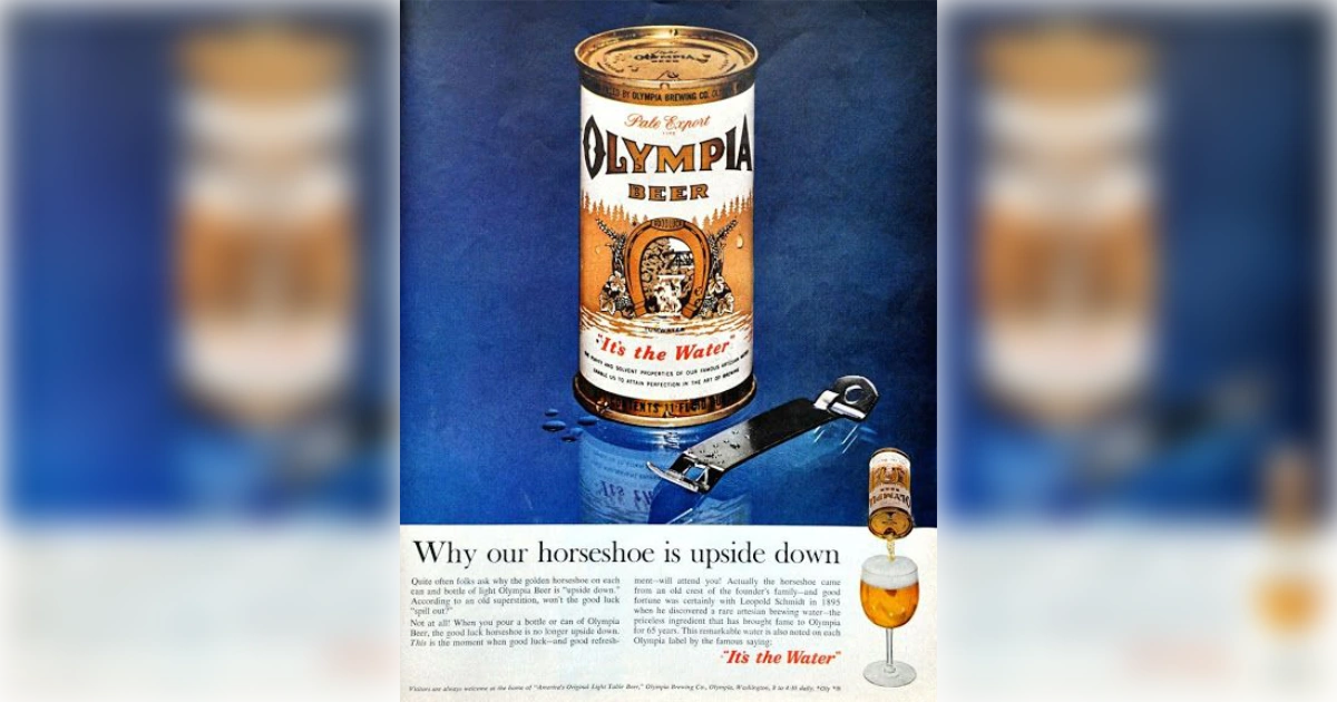 The Olympia Brewing Company Olympia Beer 20