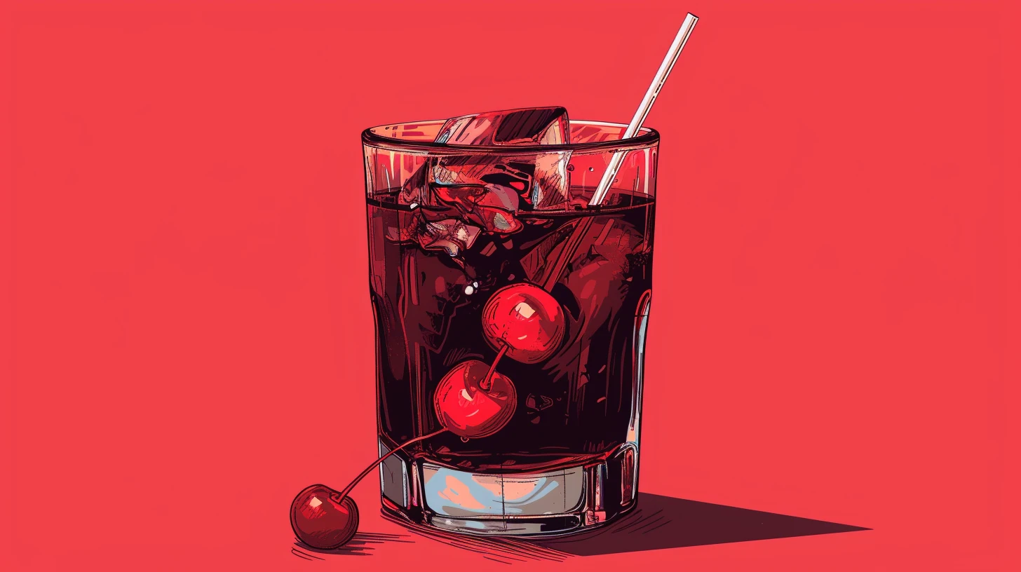 © History Oasis A Cherry Coke Cocktail