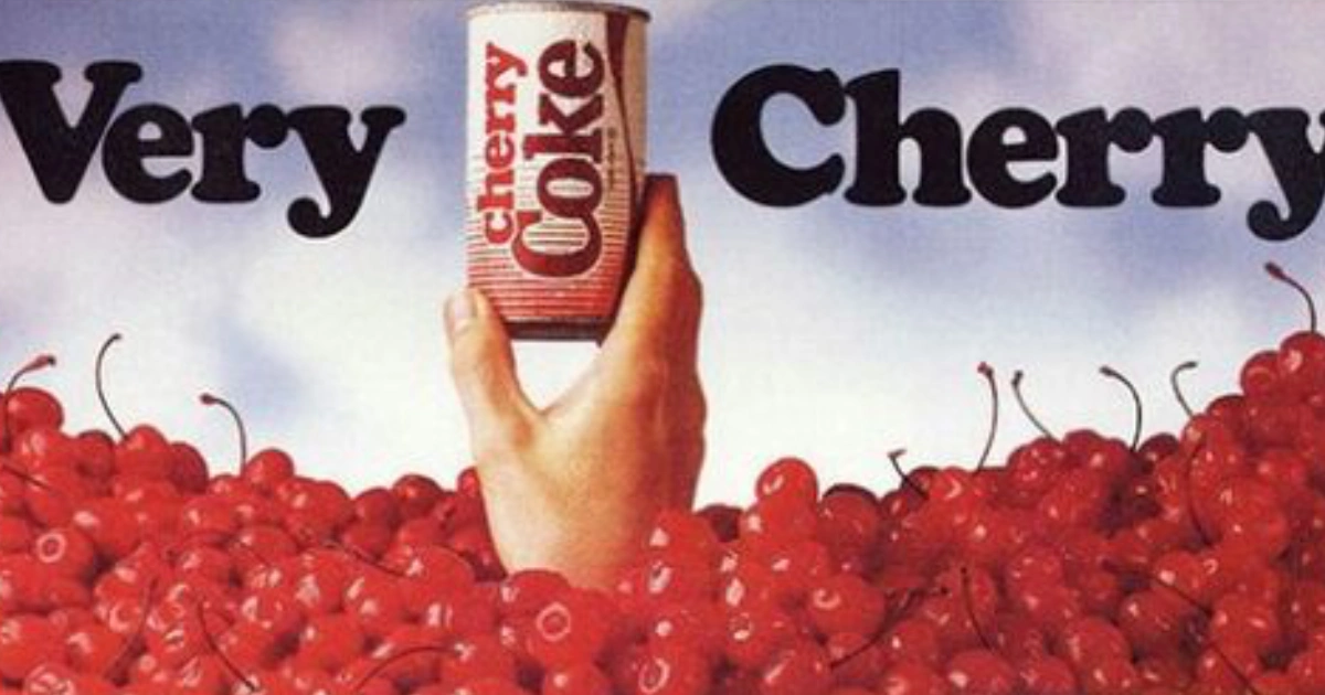 The Coca-Cola Company Cherry Coke Vintage Ad