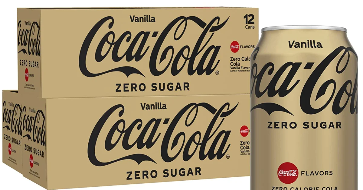 Coca Cola Zero Sugar 20 Vanilla