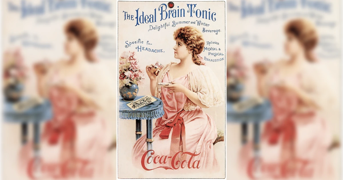 Coca Cola Ad 20 Hilda Clark 2C The Ideal Brain Tonic