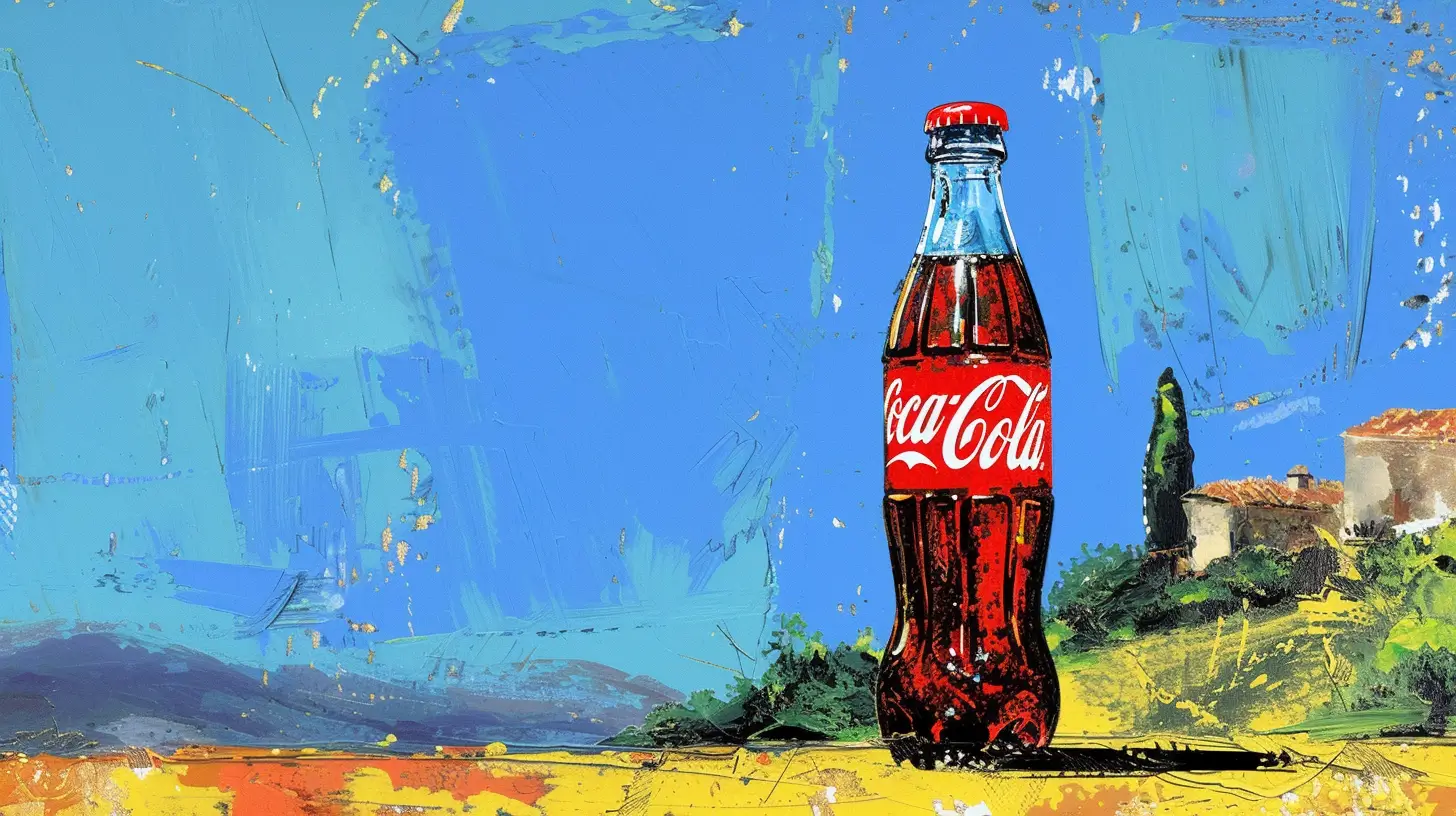 Coca Cola Bottle Italian Hilltop