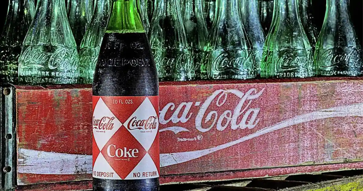 Coca Cola 20 Diamond Bottle