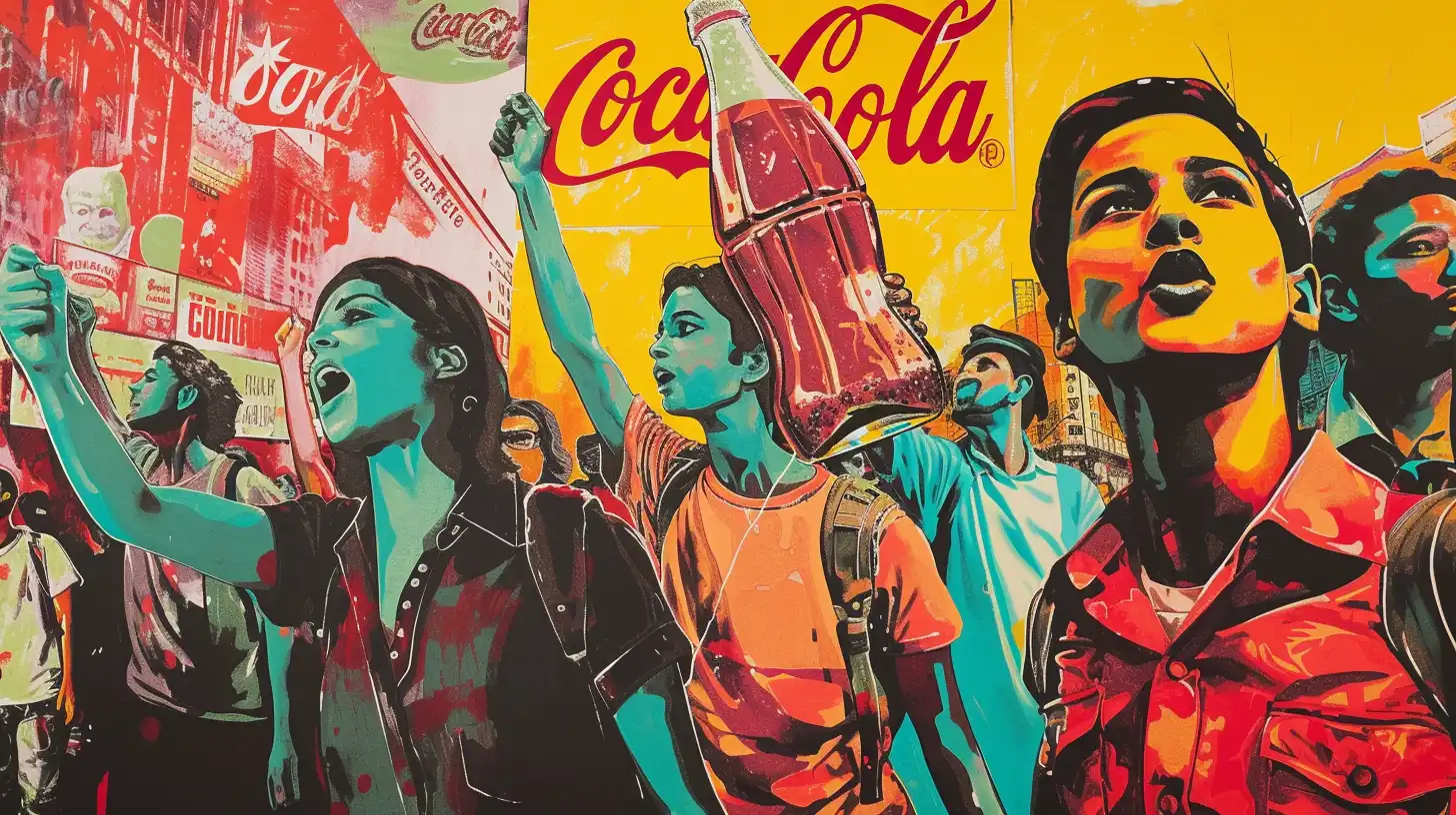 © History Oasis Protesters At Coca Cola Factory