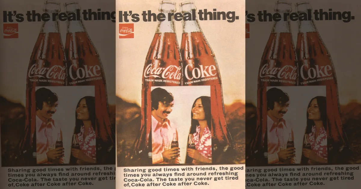The Coca-Cola Company Coca Cola Ad India 20 1960s