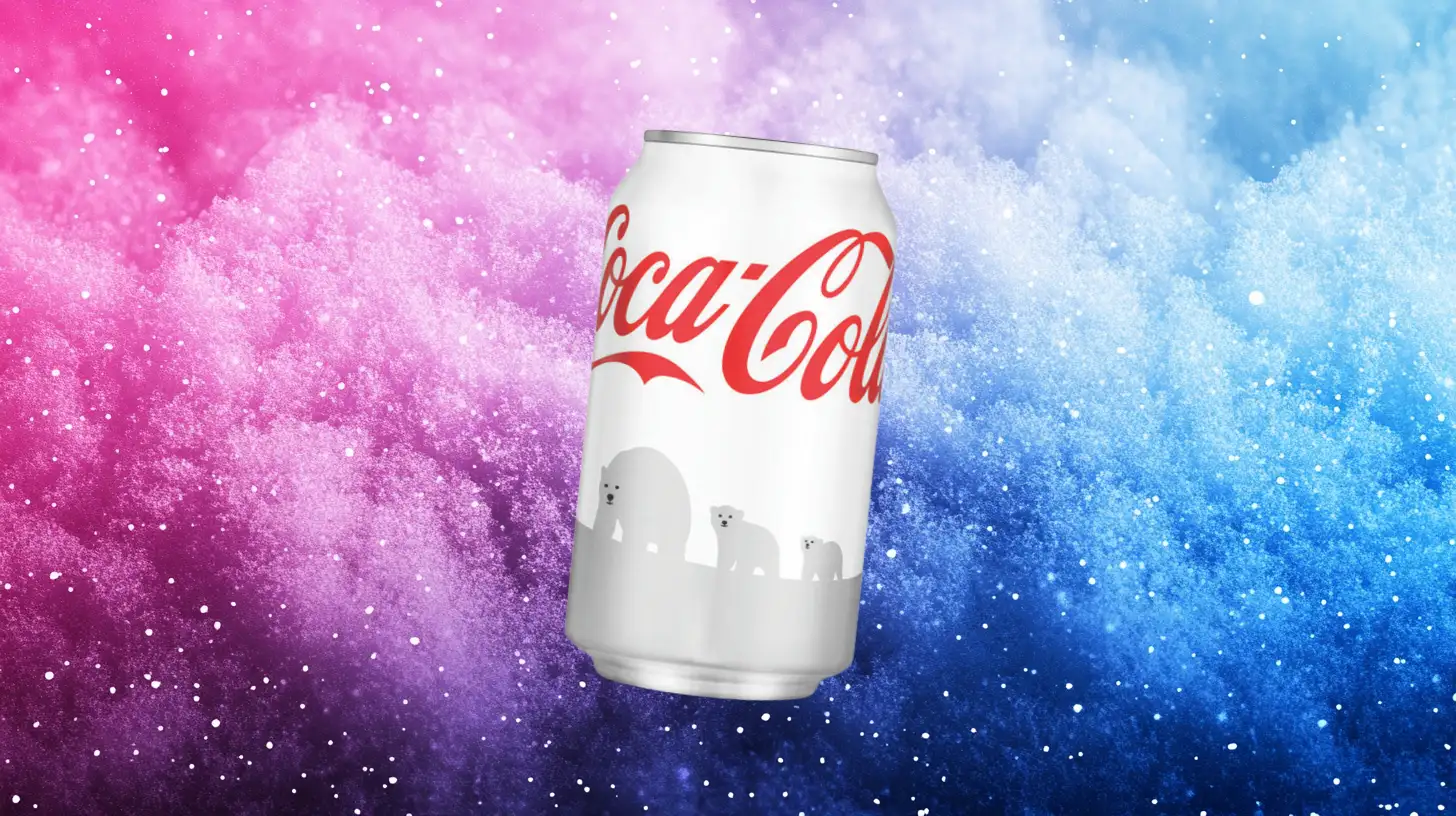 Coca Cola White Can