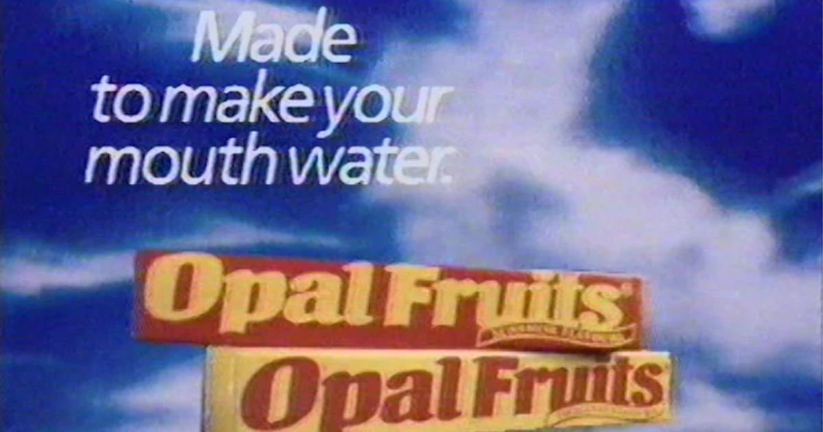 Starburst Opal Fruits Vintage Ad