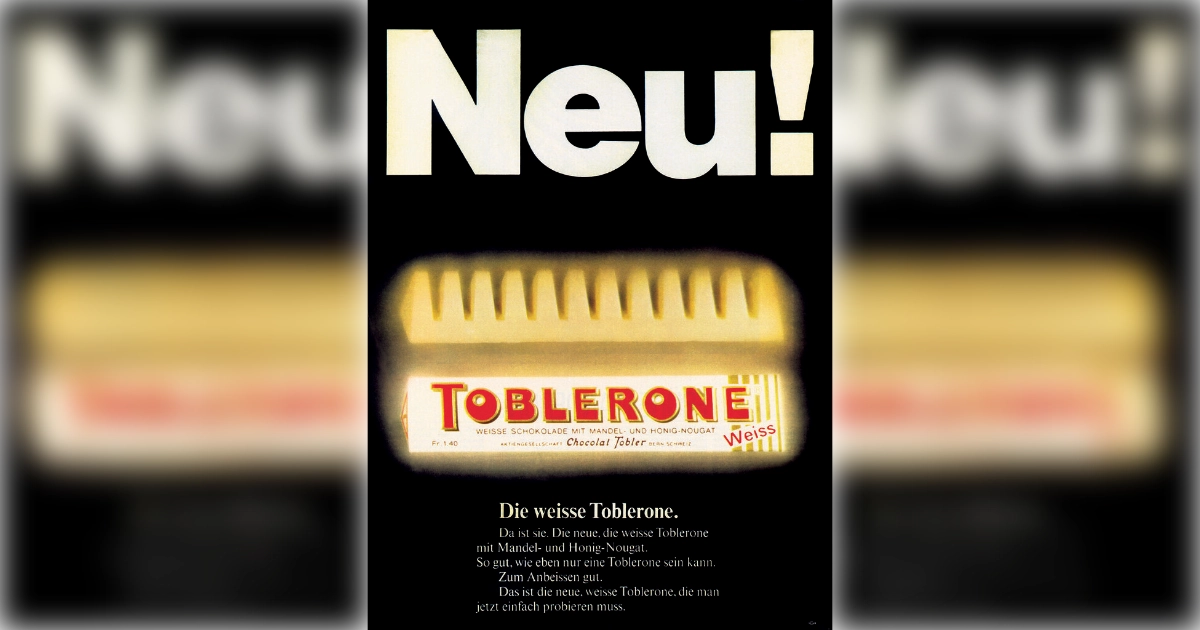 Toblerone White Chocolate Ad