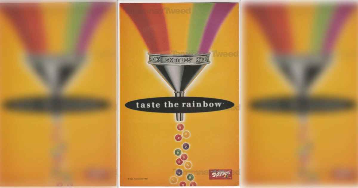Skittles Skittles Taste The Rainbow Vintage Ad