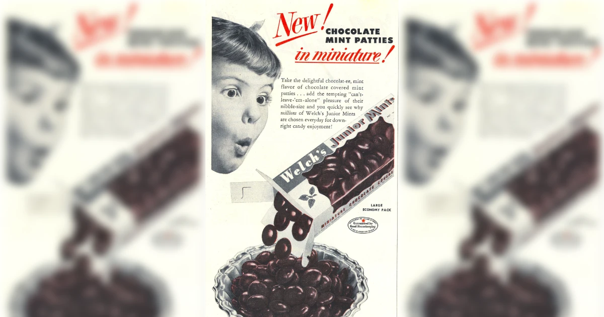 Juinor Mints Minatures Vintage Ad