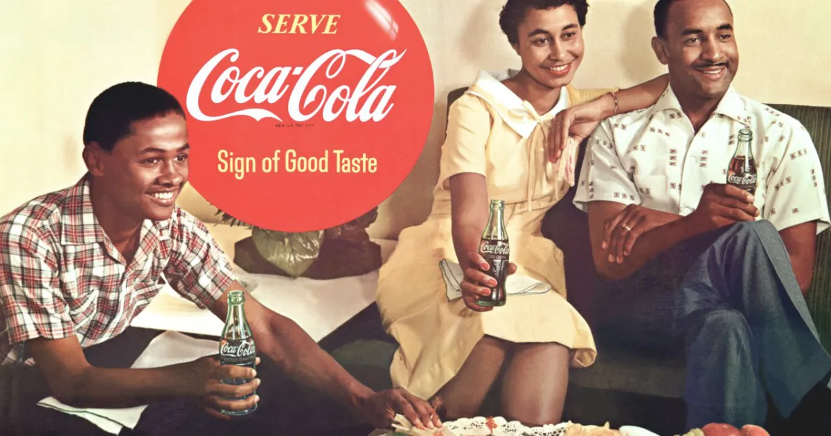 The Coca-Cola Company Sign Of Good Taste Ad 20 Black Family