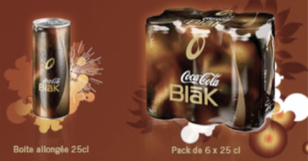 The Coca-Cola Company Coca Cola Blak Packaging