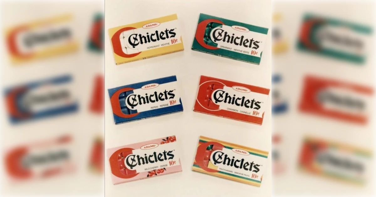 © History Oasis Chiclets Vintage Ad