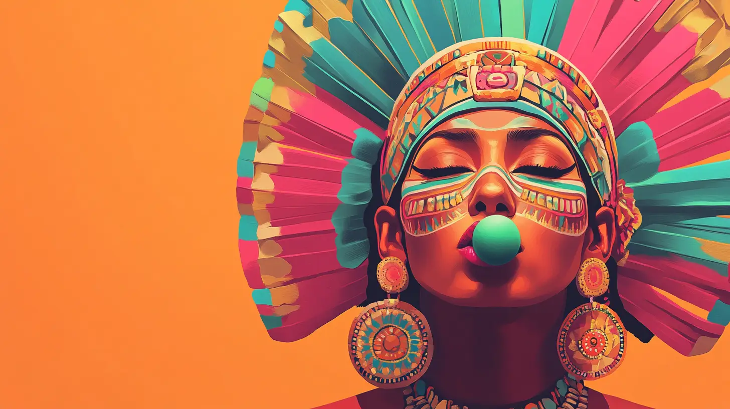 © History Oasis Aztec Chewing Gum