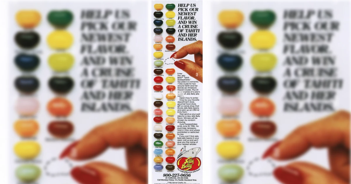 Jelly Belly Pick Your Flavor Ad
