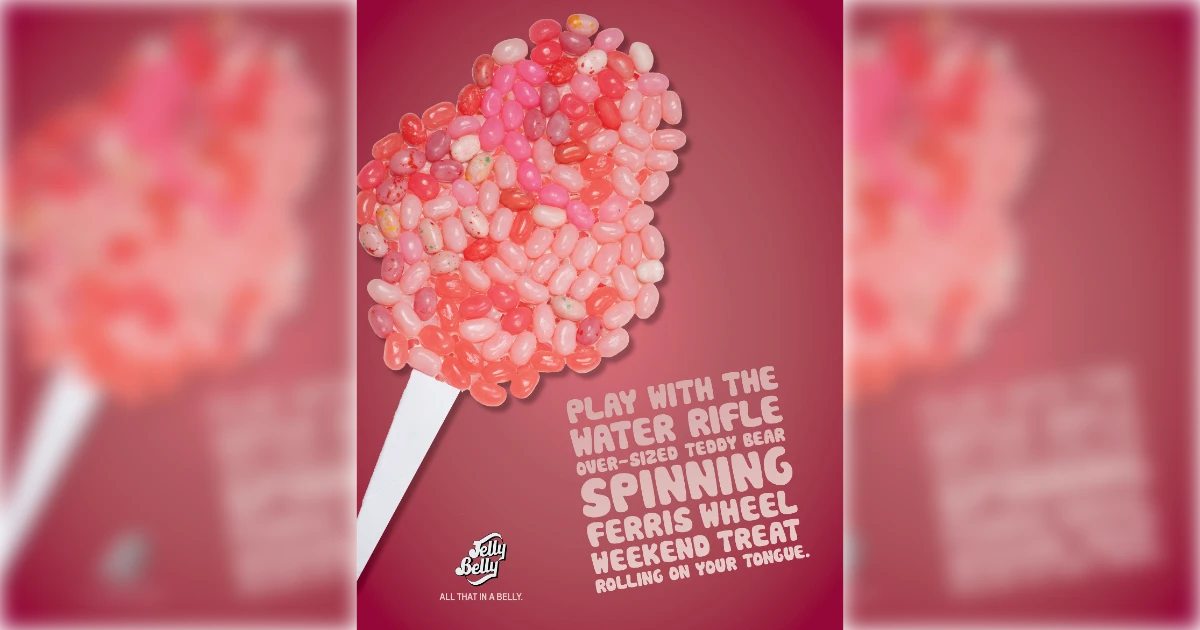 Jelly Belly Cotton Candy Ad