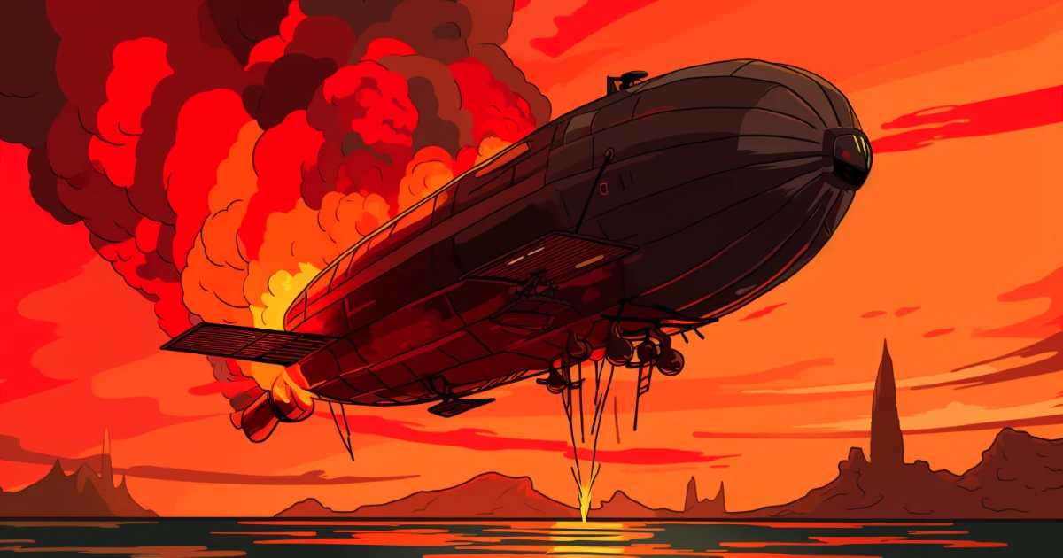 © History Oasis Airship Crash
