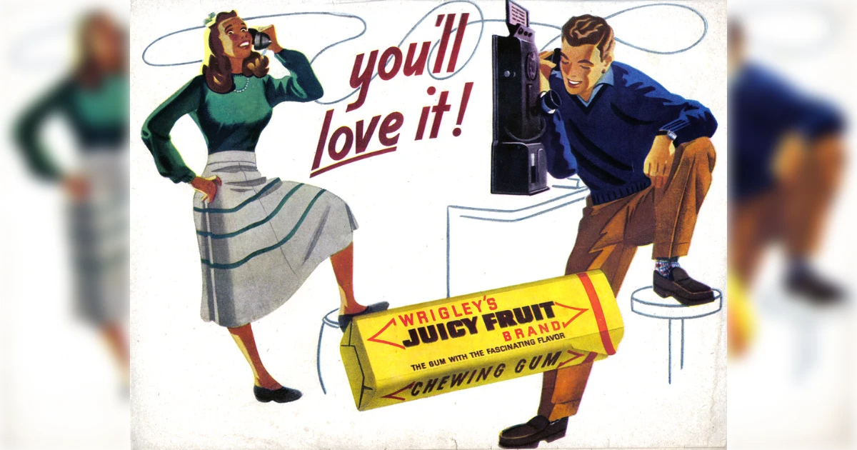 Juicy Fruit Gum Ad