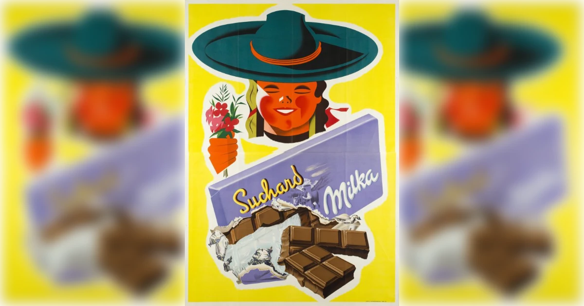 Milka Milka Vintage Ad