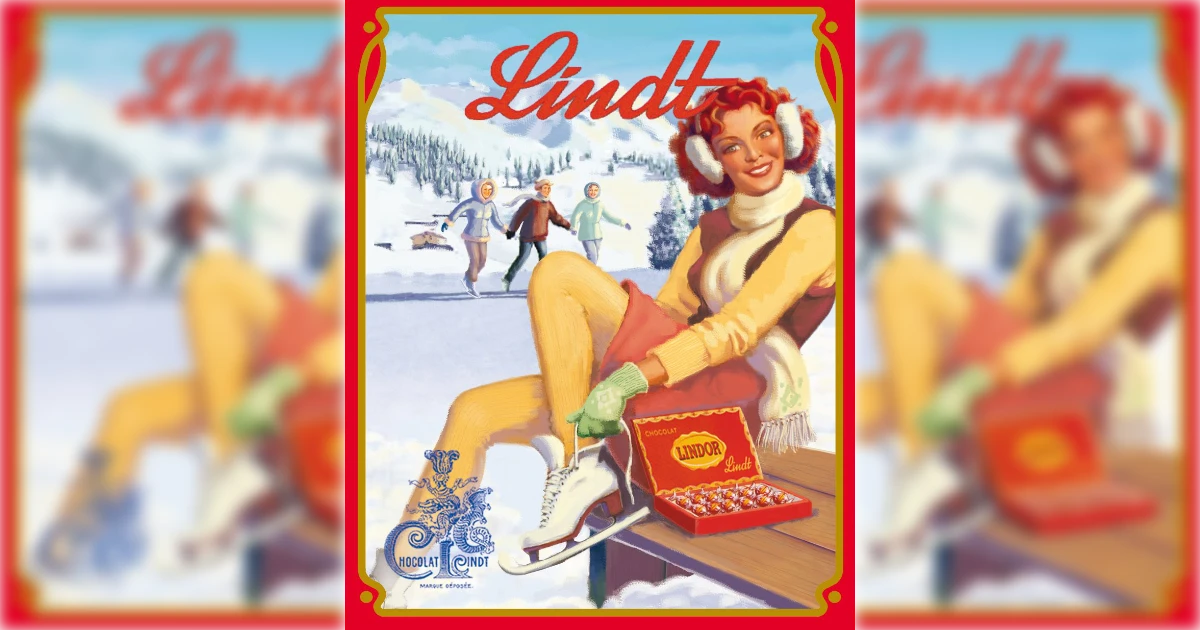 Lindt Lindt Vintage Ad