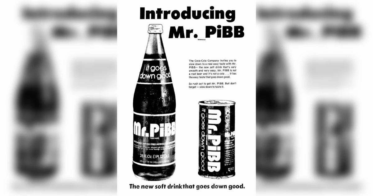 The Coca-Cola Company Introducing Mr. Pibb