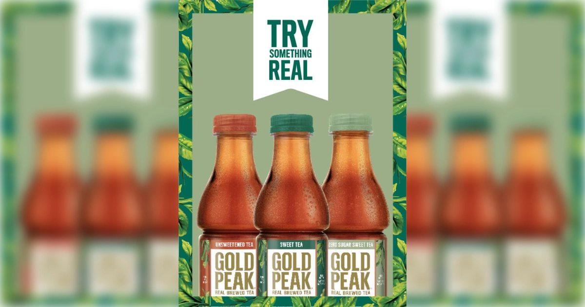 The Coca-Cola Company Gold Peak Tea 20 Try Something Real