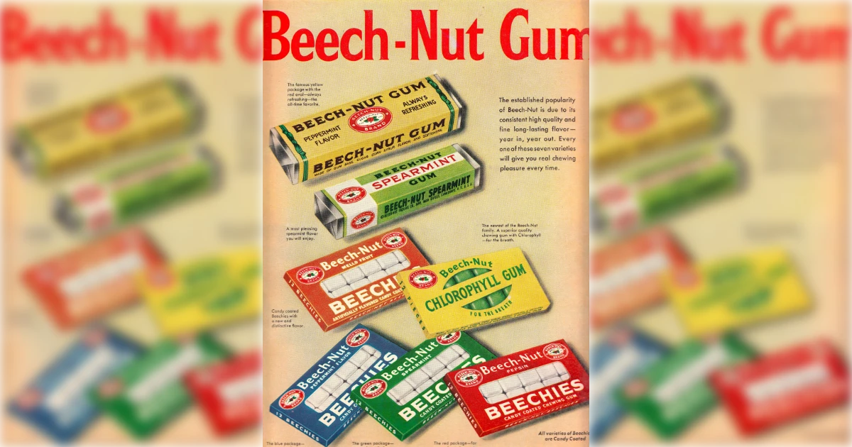 Beech-Nut Beech Nut Vintage Ad