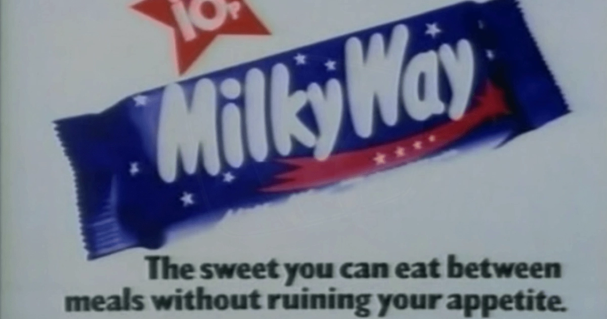 Milky Way The Sweet You Can Eat Between Meals Ad