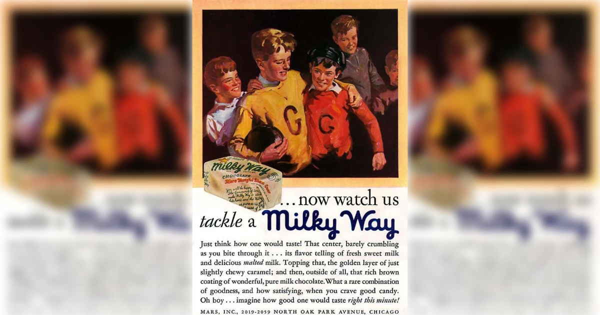 Milky Way Print Ad