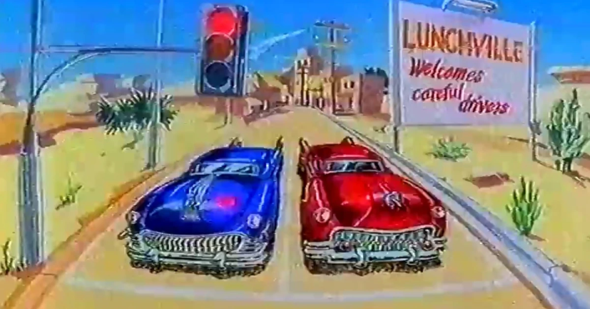 Milky Way Red Car Blue Car Ad
