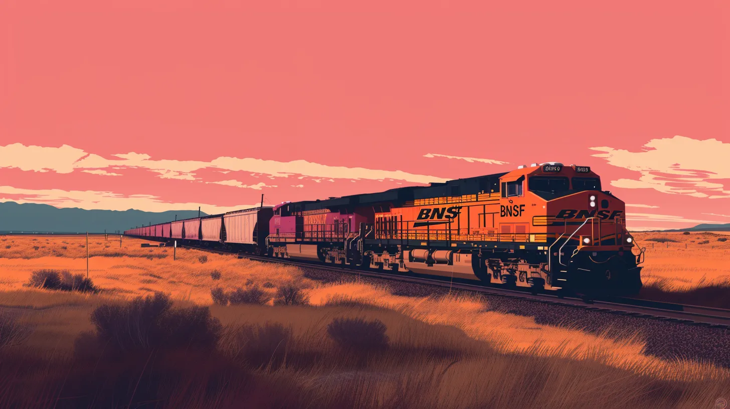 © History Oasis Train That Says BNSF BURLINGTON NORTHERN SANTA