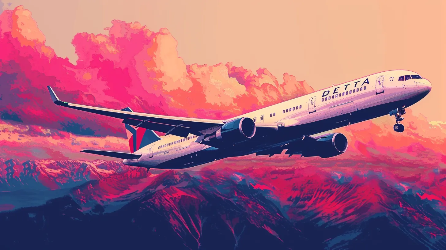 © History Oasis An Airplane DELTA