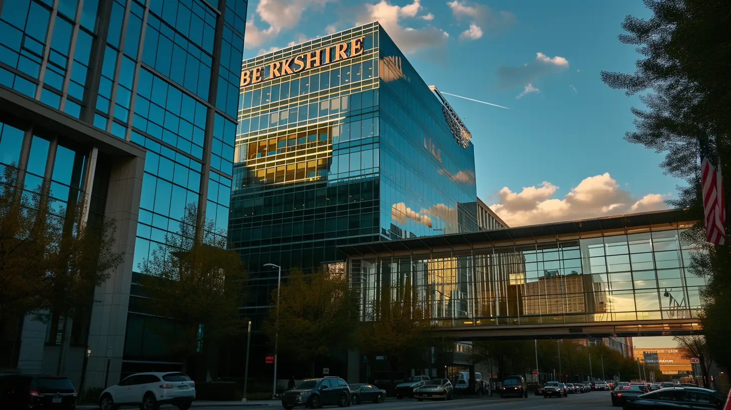 © History Oasis A Large Corporate Building In Omaha That Says BERKSHIR