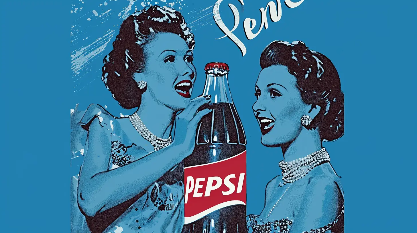 © History Oasis Two Singers Bottle Of Pepsi