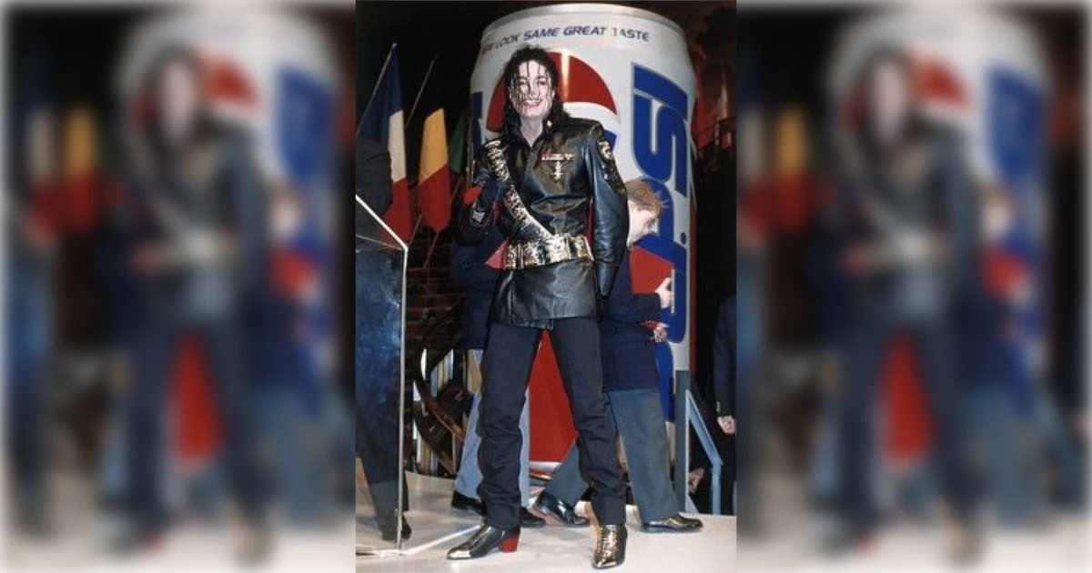 Michael Jackson Giant Pepsi Can
