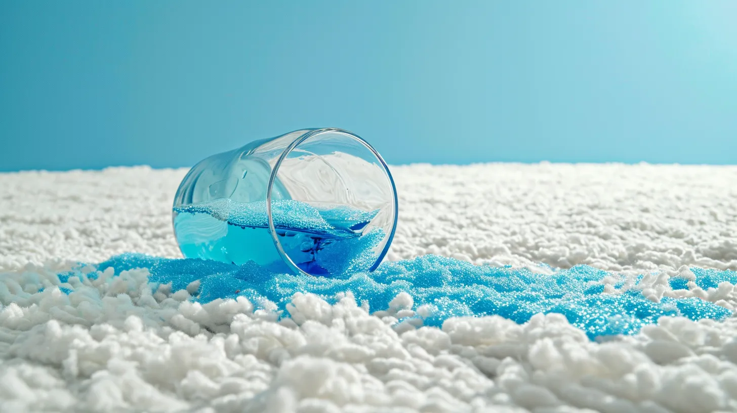 Spilled Blue Drink