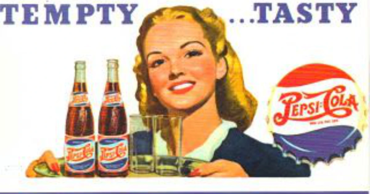 PepsiCo Pepsi Vintage Ad 20 Tempty Tasty