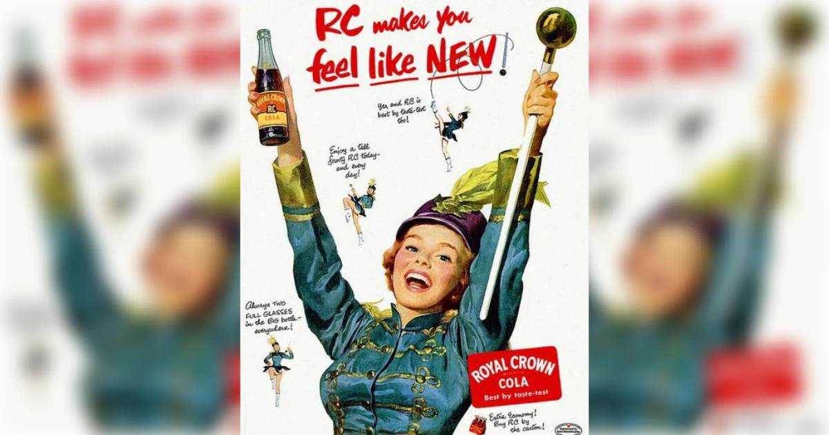 Rc Cola Vintage Ad 20 50s