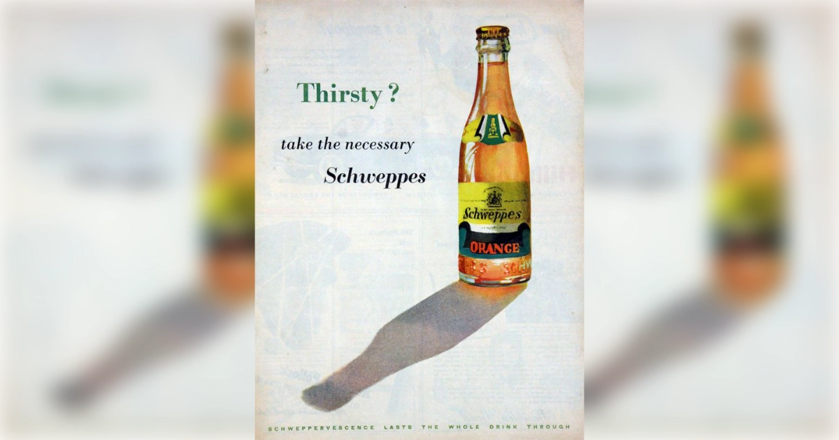 SCHWEPPES Vintage Ad